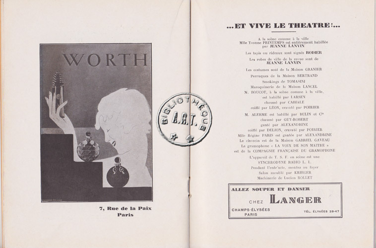 Les programmes de TThéatre de l\