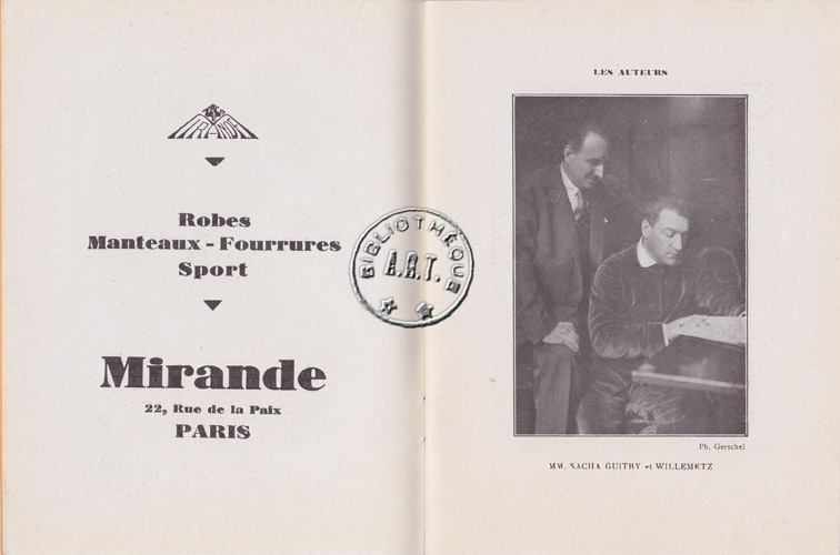 Les programmes de Théatre de l\