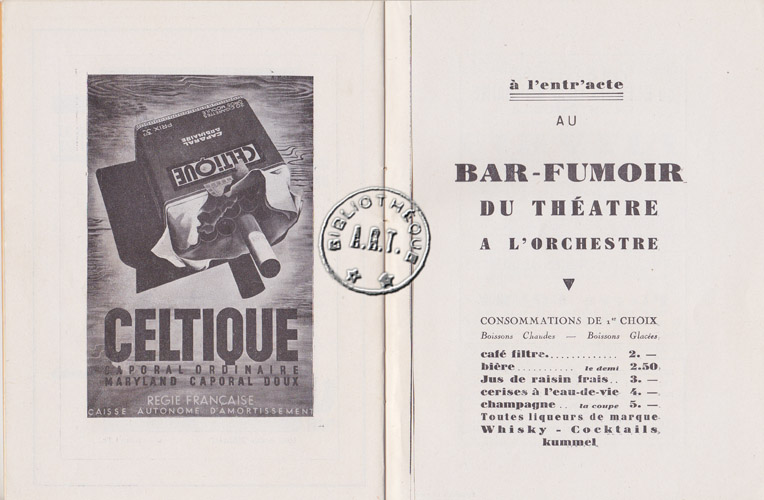 Les programmes de Théatre de l\