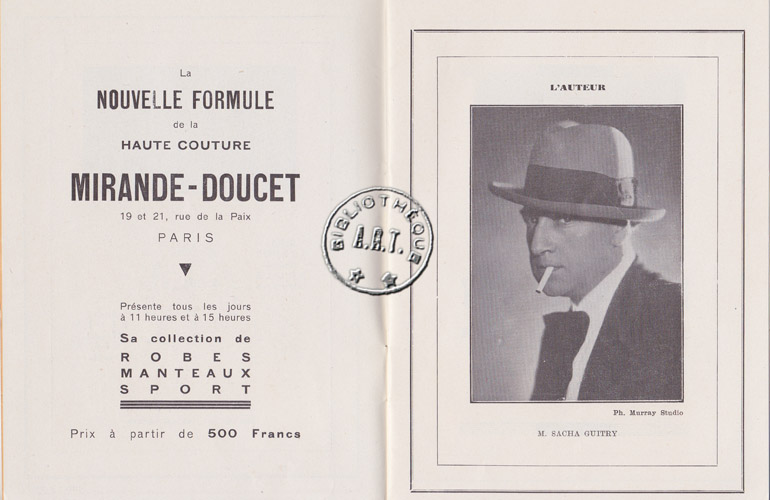 Les programmes de Théatre de l\
