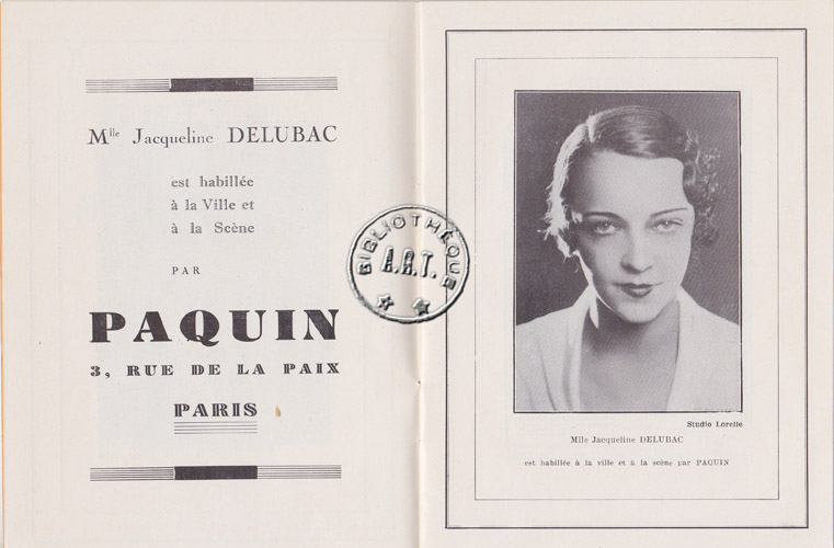 Les programmes de Théatre de l\