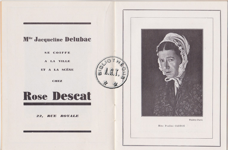 Les programmes de Théatre de l\