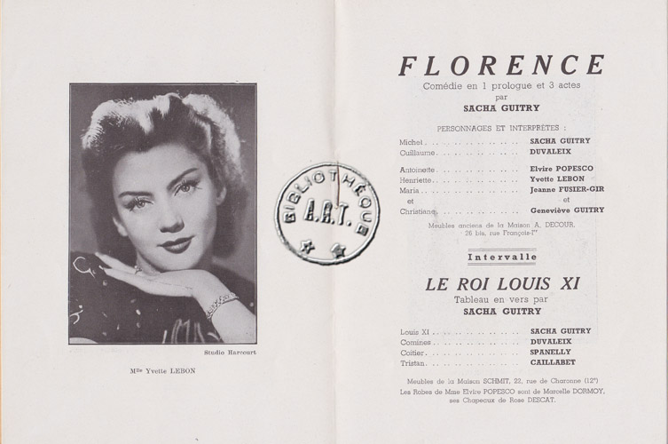 Les programmes de Théatre de l\
