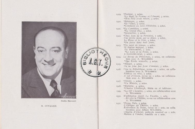 Les programmes de Théatre de l\