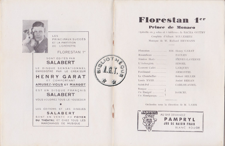 Les programmes de Théatre de l\