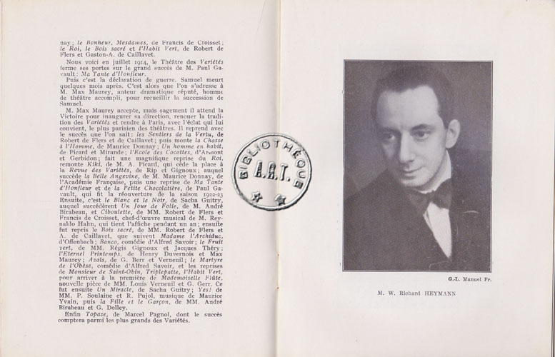 Les programmes de Théatre de l\