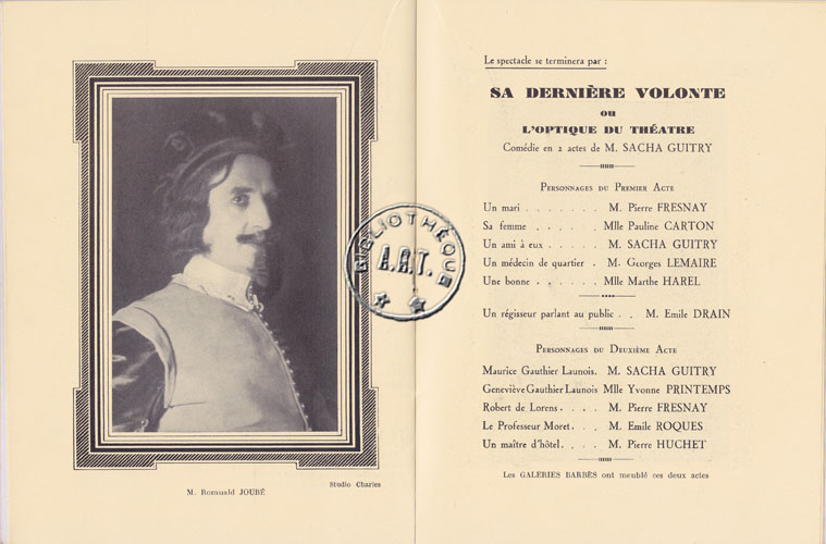 Les programmes de Théatre de l\