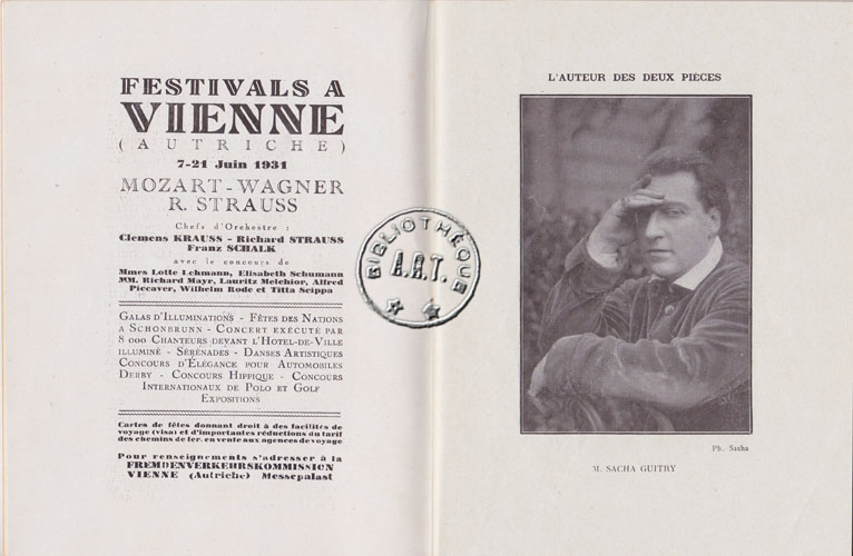 Les programmes de Théatre de l\
