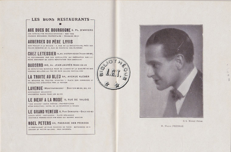 Les programmes de Théatre de l\