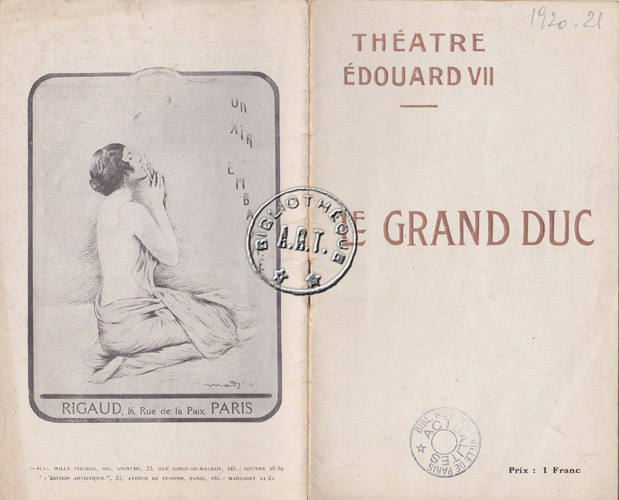 Les programmes de Théatre de l\