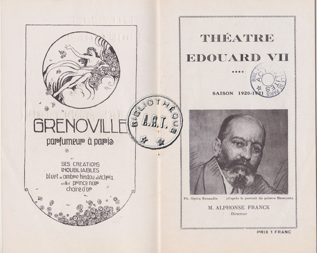 Les programmes de Théatre de l\