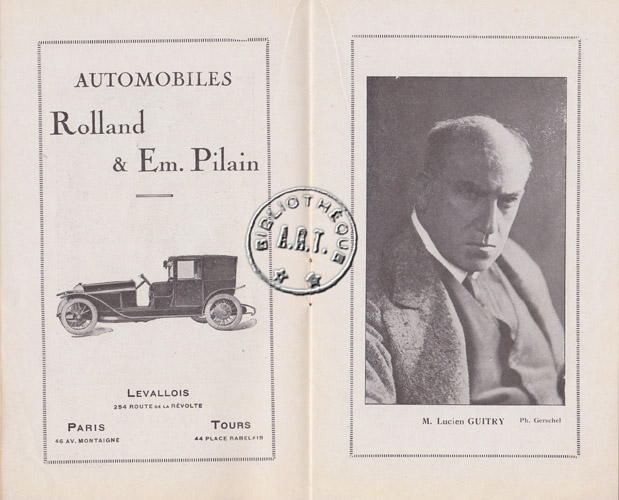Les programmes de Théatre de l\
