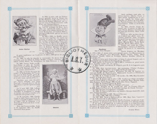 Les programmes de Théatre de l\