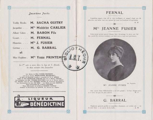 Les programmes de Théatre de l\