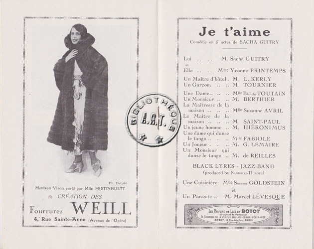 Les programmes de Théatre de l\