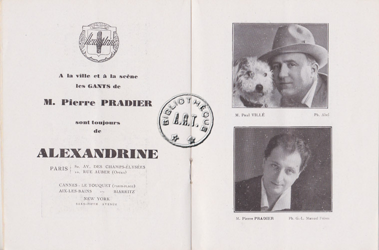 Les programmes de Théatre de l\