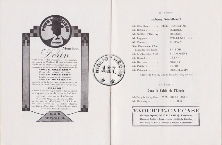 Les programmes de Théatre de l\