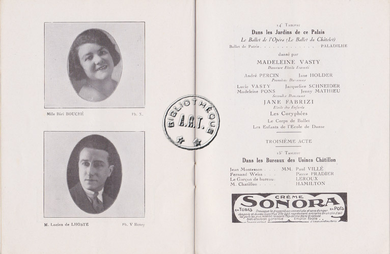 Les programmes de Théatre de l\