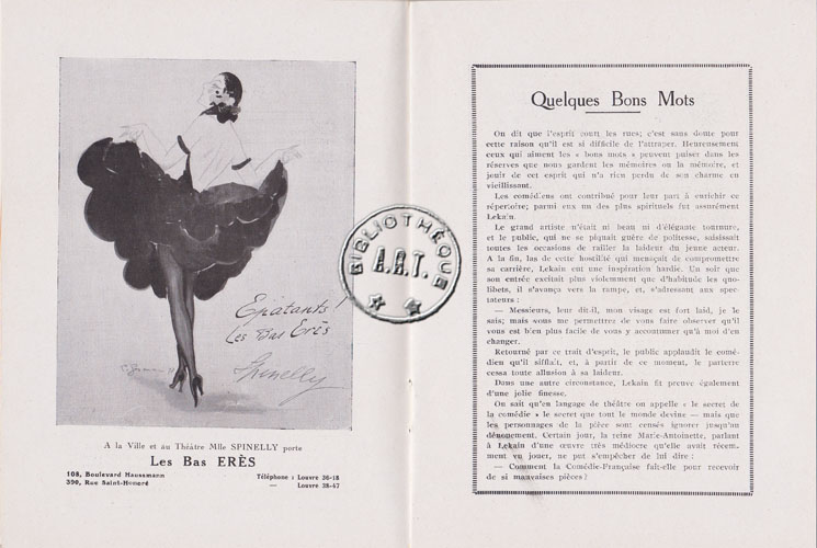 Les programmes de Théatre de l\