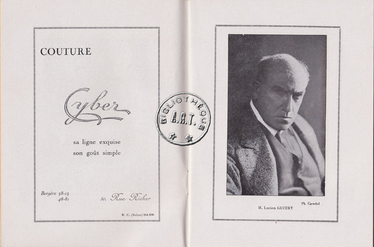 Les programmes de Théatre de l\