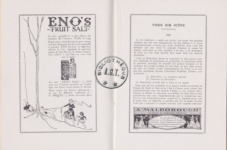 Les programmes de Théatre de l\