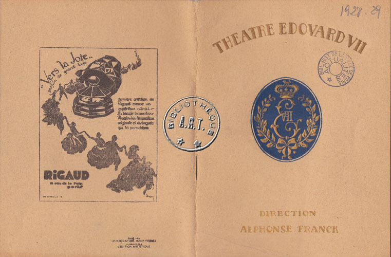 Les programmes de Théatre de l\