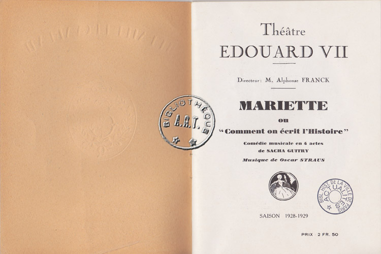 Les programmes de Théatre de l\