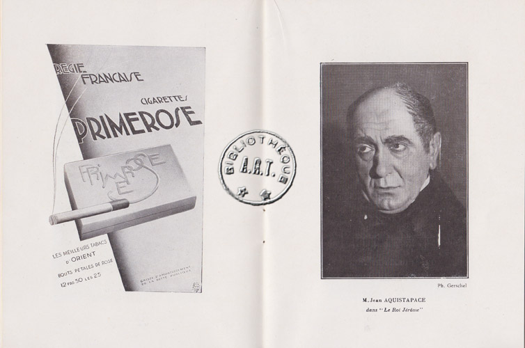 Les programmes de Théatre de l\