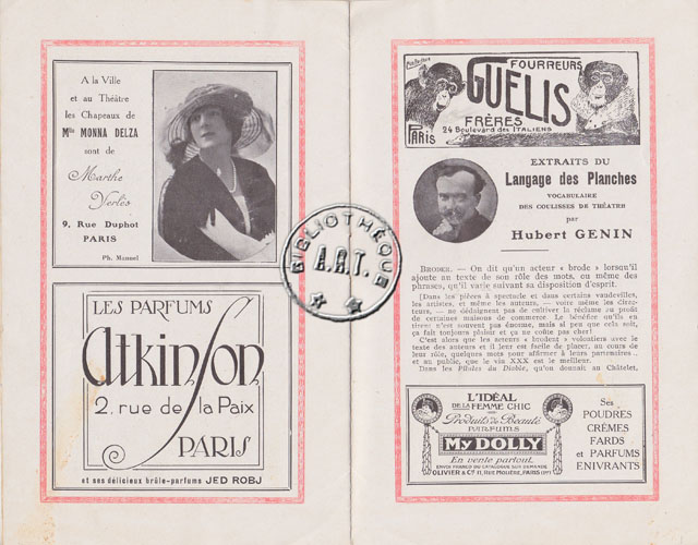 Les programmes de Théatre de l\