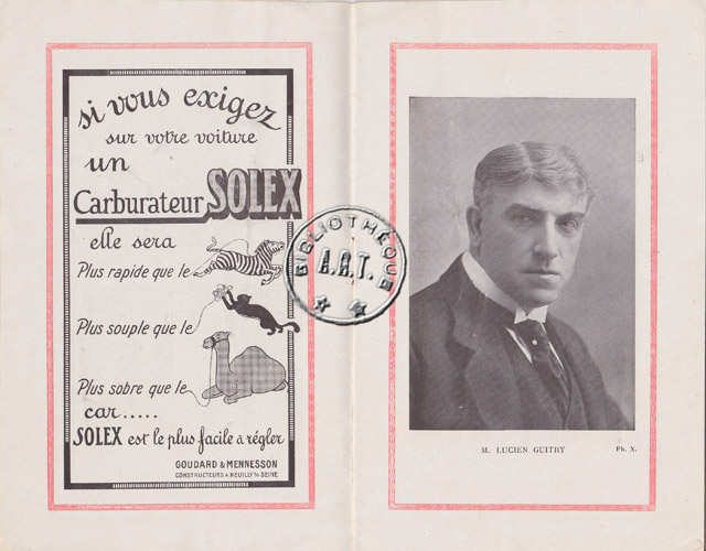 Les programmes de Théatre de l\