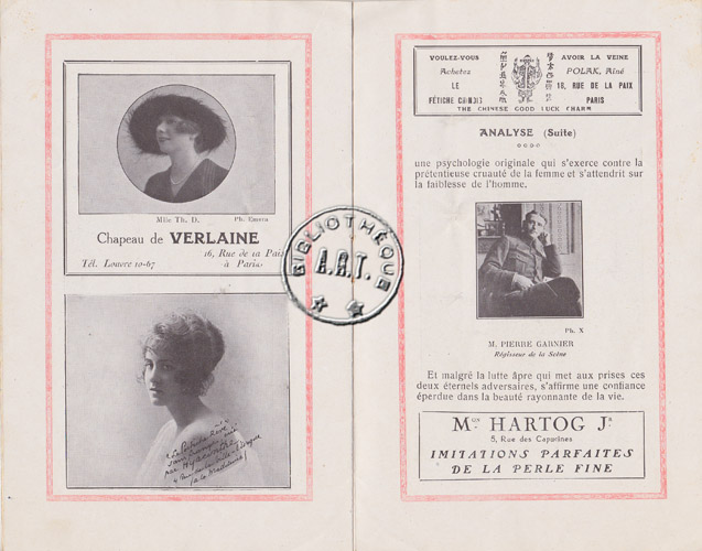 Les programmes de Théatre de l\