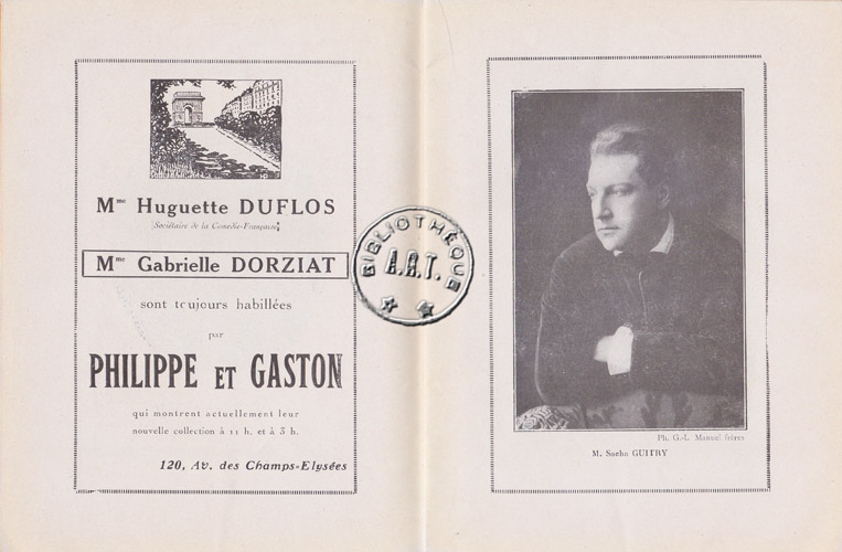 Les programmes de Théatre de l\