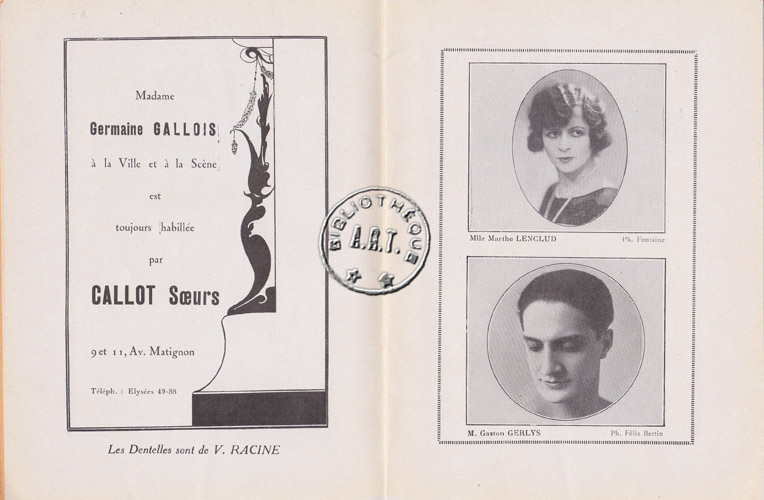 Les programmes de Théatre de l\