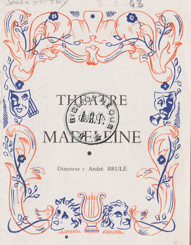 Les programmes de Théatre de l\