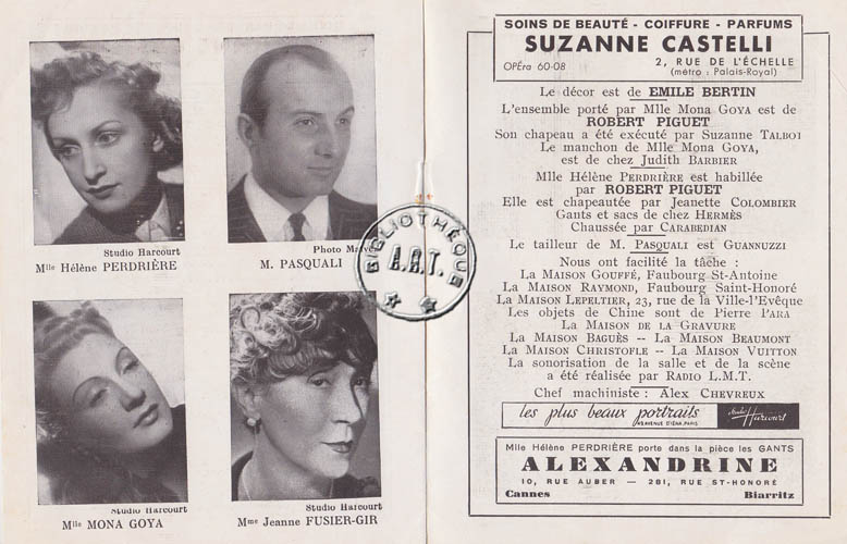 Les programmes de Théatre de l\