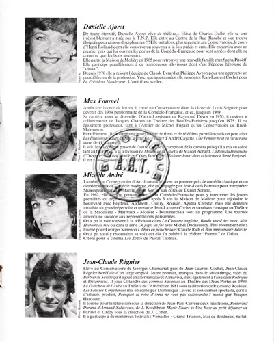 Les programmes de Théatre de l\