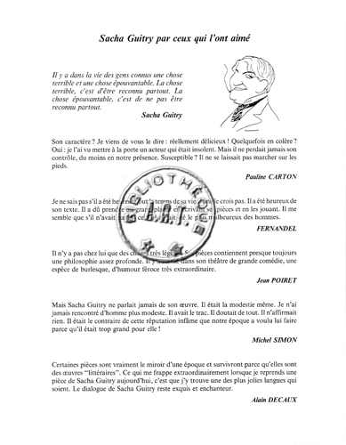 Les programmes de Théatre de l\