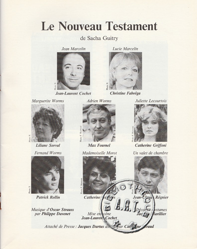 Les programmes de Théatre de l\