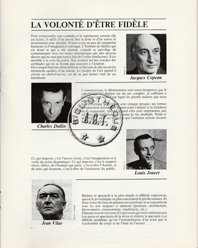 Les programmes de Théatre de l\