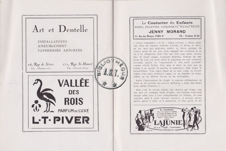 Les programmes de Théatre de l\