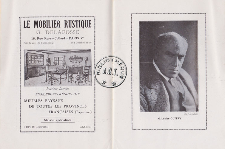 Les programmes de Théatre de l\