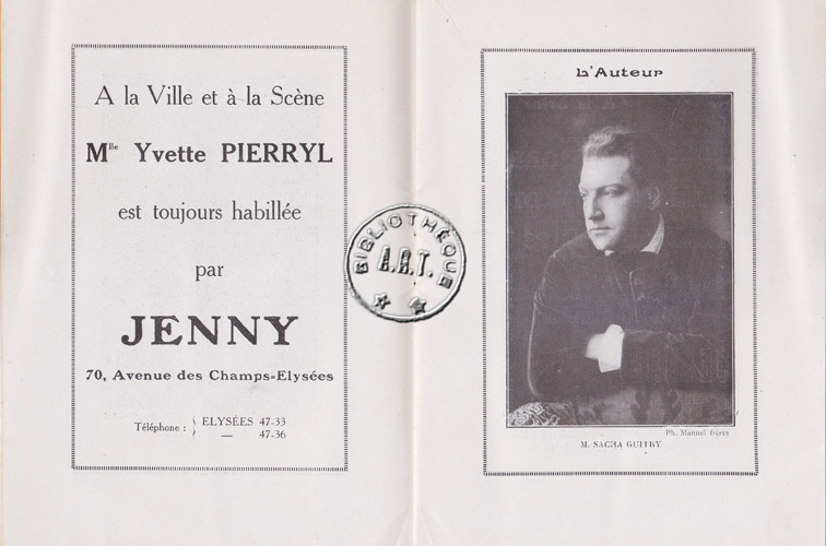 Les programmes de Théatre de l\