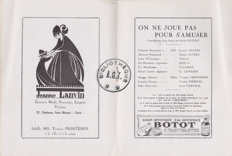 Les programmes de Théatre de l\