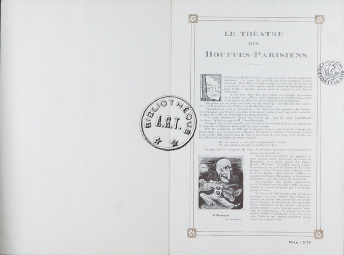 Les programmes de Théatre de l\