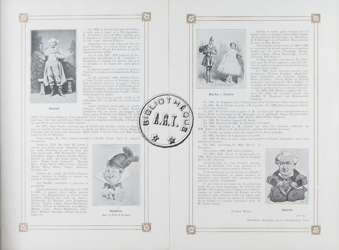Les programmes de Théatre de l\