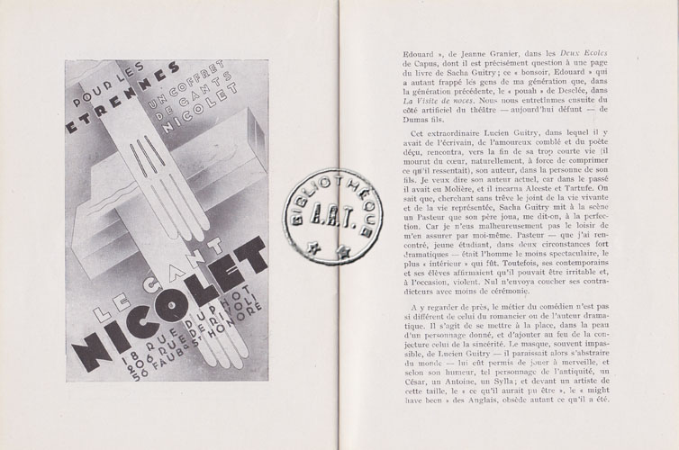 Les programmes de Théatre de l\
