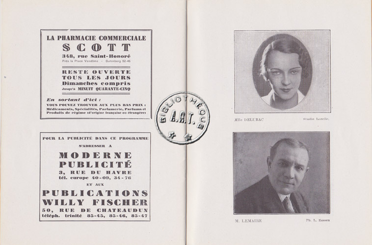 Les programmes de Théatre de l\