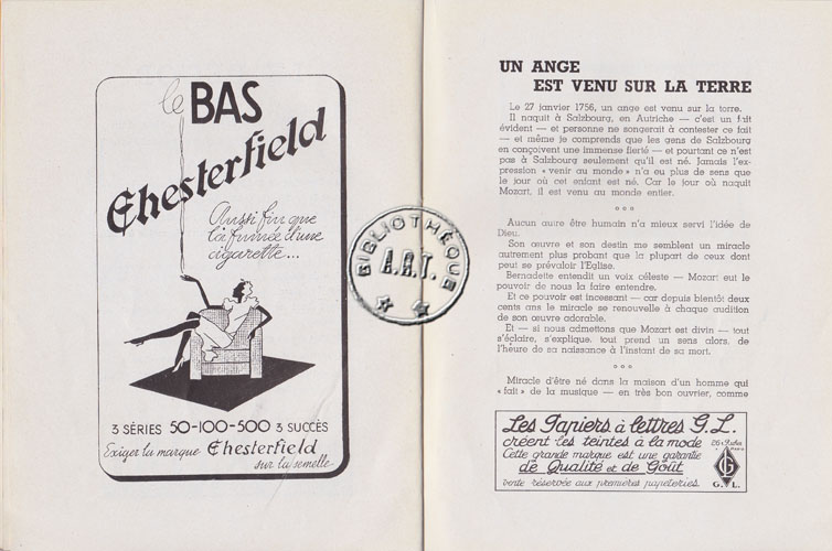 Les programmes de Théatre de l\