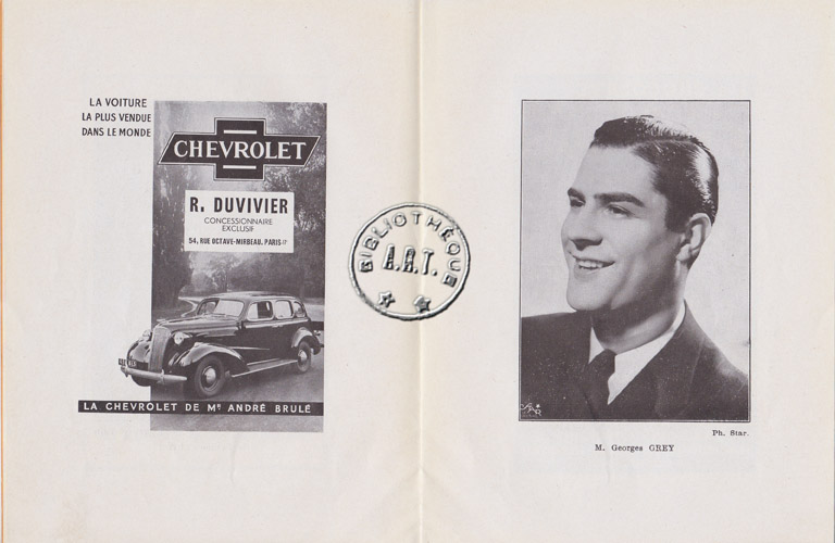 Les programmes de Théatre de l\