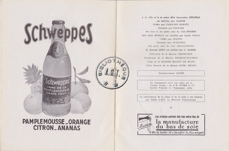 Les programmes de Théatre de l\